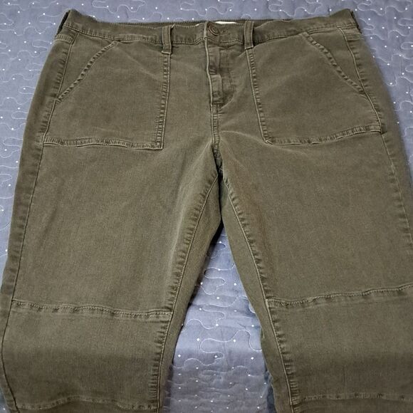 Mudd green high rise utility jegging jeans size 17 - Picture 2 of 5